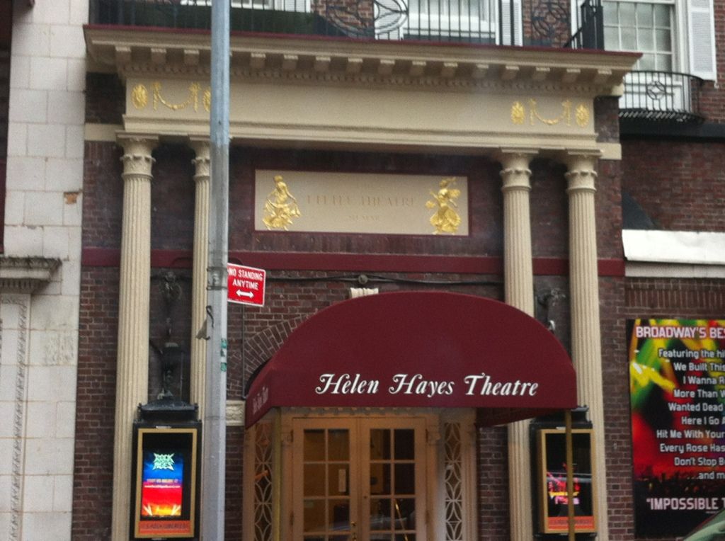 Fresh coat of paint for the Helen Hayes Theatre 