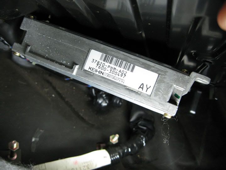 ECM number, 2000 Canadian car Honda Insight Forum