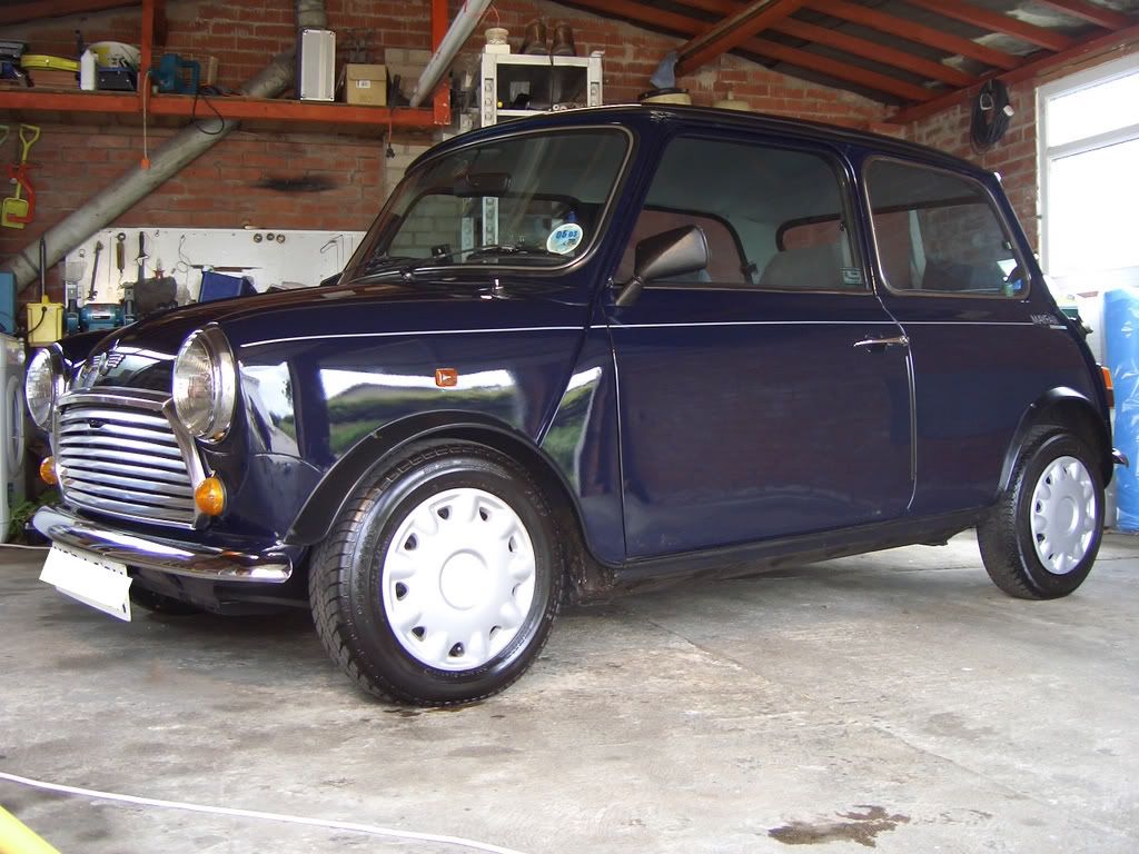 Heres the old mini with a