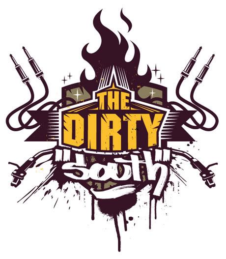 Tags design dirty south drum n bass hip hop logo niark1 vector