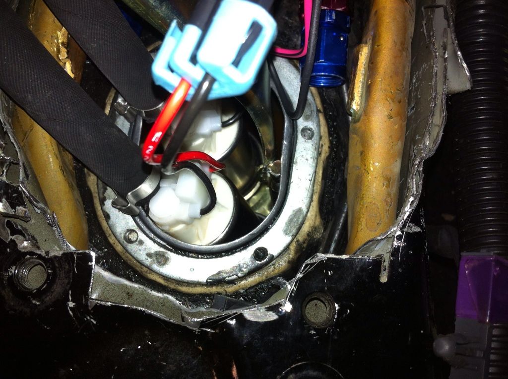 Twin fuel pump setup pictures MR2 Owners Club Forum