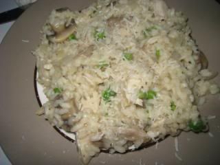 Plated risotto