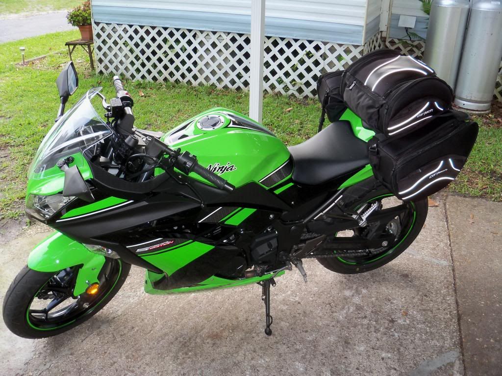 ninja 300 saddlebags