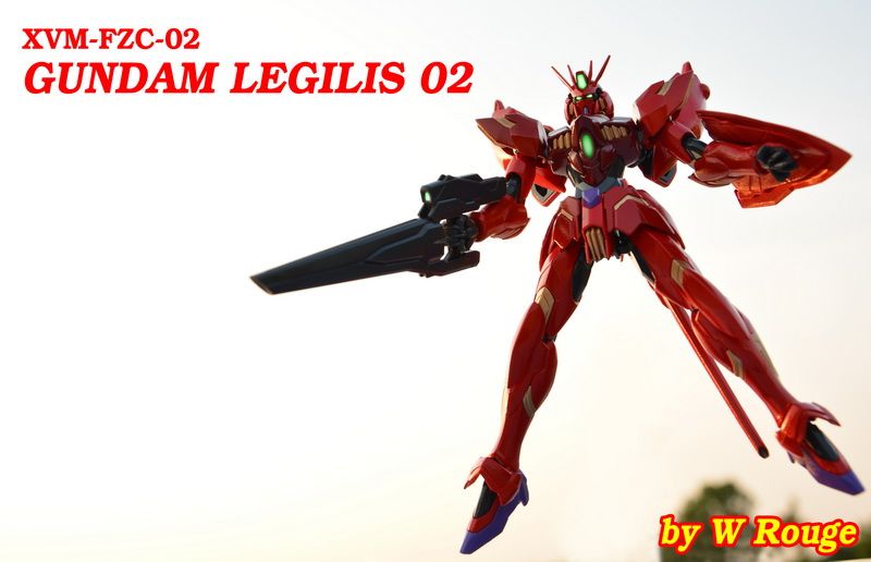 ส่งกิจกรรมผู้ร้ายมาแล้วครับผม กับกันดั้ม แย้แเดง (Gundam Legilis02) สีกระป๋องครับ โดย wateya_rouge