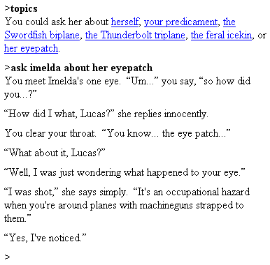 It's good to talk.