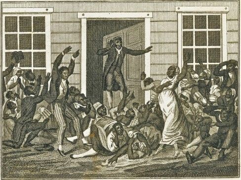 a Shaker church and its parishioners