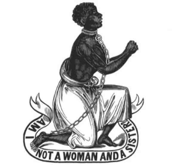 image of a slave woman begging for freedom