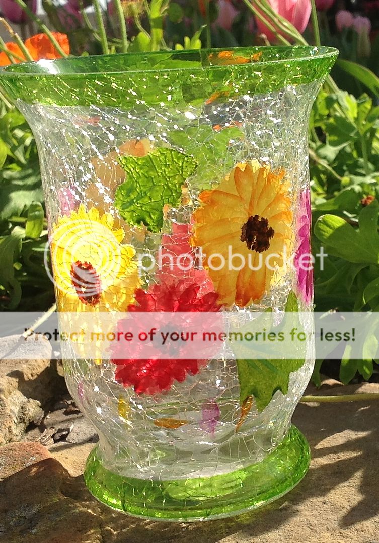 Hand Painted Flower Vase