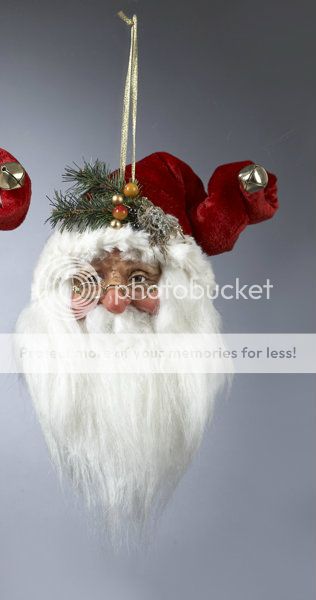 Kurt s Adler 10" Red Santa Head Christmas Ornament JK0173B by Jacqueline Kent