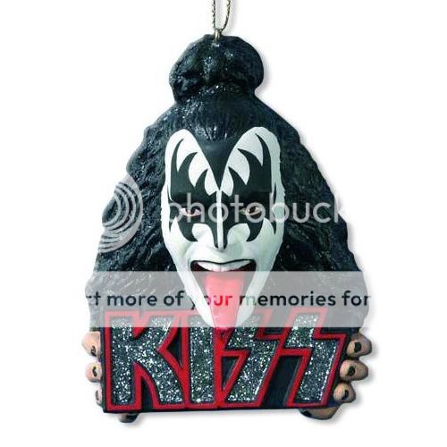 Kurt Adler Kiss Band Christmas Ornament Demon Head Rock
