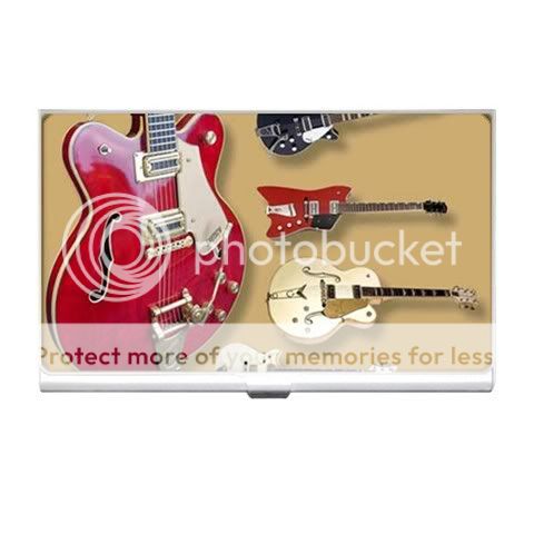 BUSINESS CARD HOLDER CASE GUITAR MUSIC BASS   BCH068  