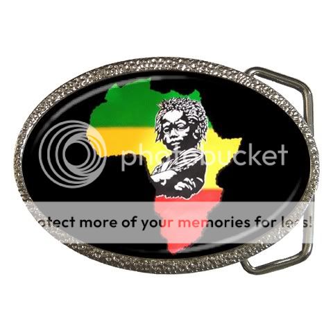 New Belt Buckle Africa Rasta Reggae Boy BK023  