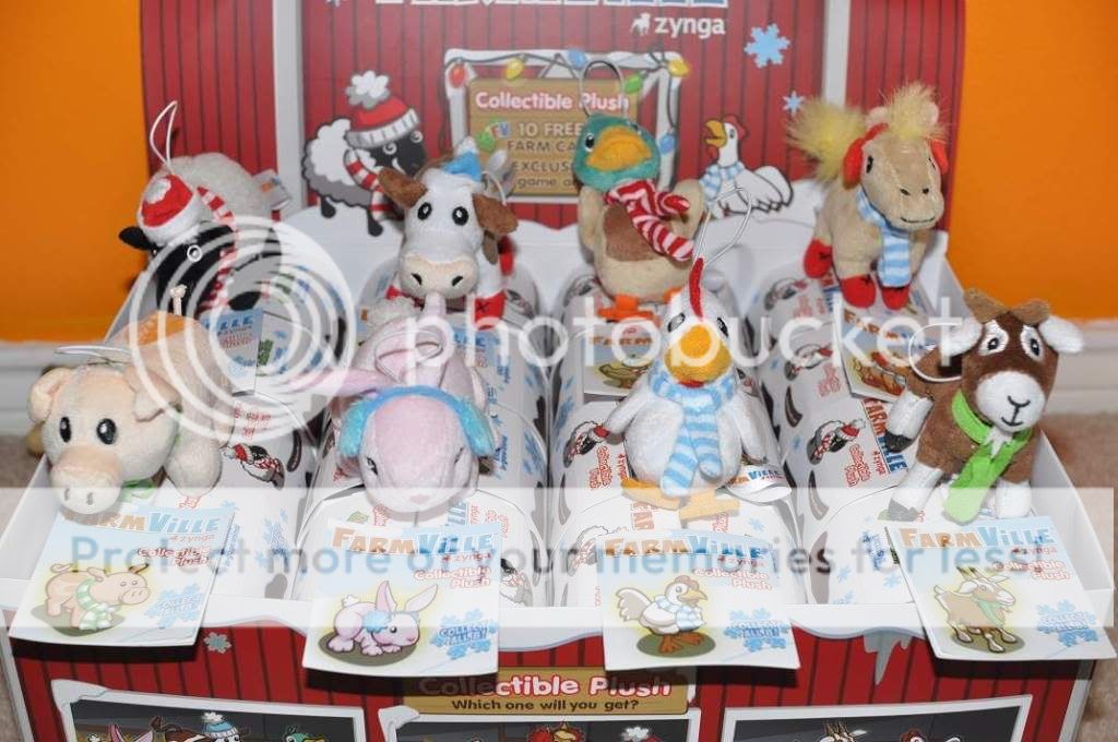 Farmville Collectible Plush Ornamants LIMITED EDITION by Zynga  