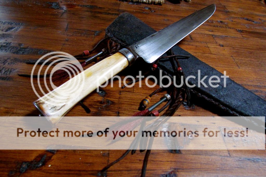 FS Rich McDonald, Daniel Winkler Frontier Knives w/ beaded sheaths